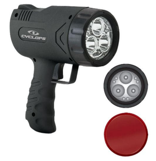 Picture of Cyclops Cycx500h Sirius 500 Spotlight 45/500 Lumens Red/White Cree Led Black Polymer 