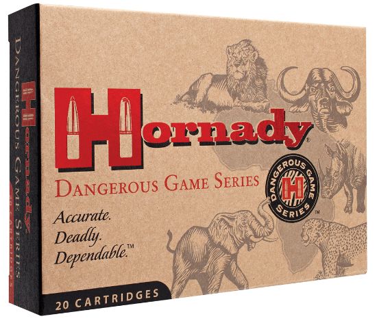 Picture of Hornady 82682 Dangerous Game 500-416 Nitro Express 400 Gr Dangerous Game Solid 20 Per Box/ 6 Case 