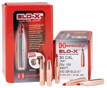 Picture of Hornady 2840 Eld-X 7Mm .284 162 Gr Extremely Low Drag Expanding 100 Per Box/ 15 Case 