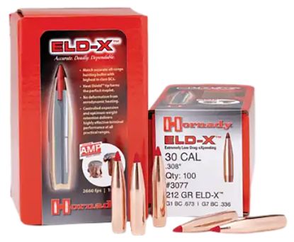 Picture of Hornady 2841 Eld-X 7Mm .284 175 Gr Extremely Low Drag Expanding 100 Per Box/ 15 Case 