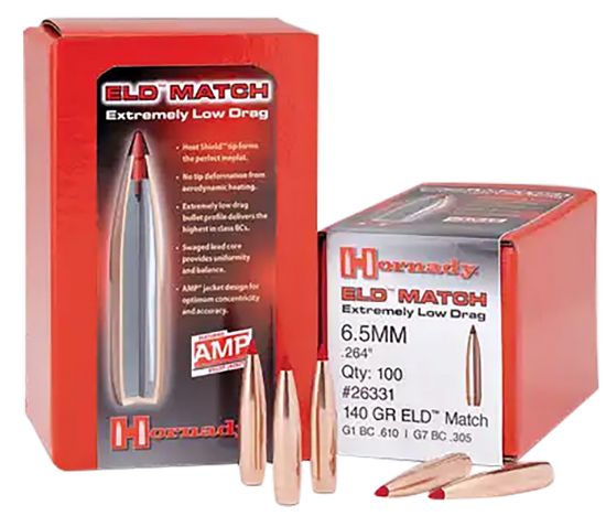 Picture of Hornady 28403 Eld Match 7Mm .284 162 Gr Extremely Low Drag Match 100 Per Box/ 15 Case 