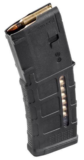 Picture of Magpul Mag556-Blk Pmag Gen M3 30Rd Detachable W/Capacity Window 223 Rem/5.56X45mm Nato Fits Ar-15/M16/M4 Black Polymer 