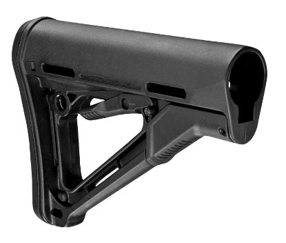 Picture of Magpul Mag310-Blk Ctr Carbine Stock Black Synthetic For Ar-15, M16, M4 With Mil-Spec Tube (Tube Not Included) 