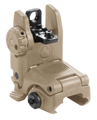 Picture of Magpul Mag248-Fde Mbus Sight Rear Flat Dark Earth Folding For Ar-15/M16 