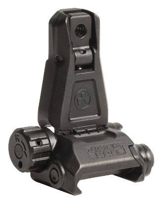 Picture of Magpul Mag276-Blk Mbus Pro Sight Rear Qpq Melonited Steel Construction For Ar Platform 