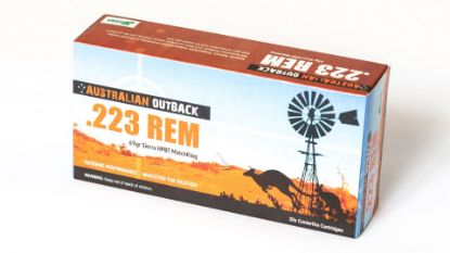 Picture of Australian Outback 223 Rem 69 Grain Sierra Matchking Hollow Point Boat Tail 20 Round Box