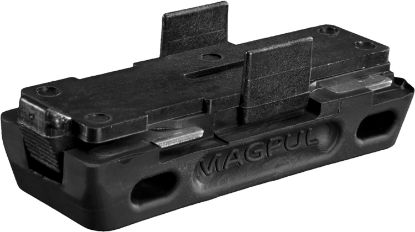 Picture of Magpul Mag024-Blk L-Plate Made Of Stainless Steel W/ Overmolded Santoprene Rubber & Black Finish For 5.56X45mm Nato Usgi 30-Round Aluminum Magazines/ 3 Per Pack 