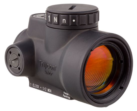 Picture of Trijicon 2200003 Mro Matte Black 1X25mm 2 Moa Red Dot Reticle 