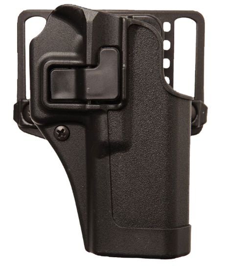 Picture of Blackhawk 410561Bkr Serpa Cqc Owb Size 61 Matte Black Polymer Belt Loop/Paddle Fits Sig P250/P320 Right Hand 