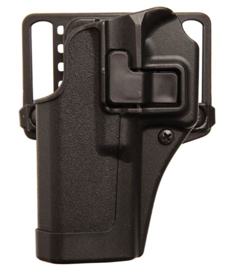 Picture of Blackhawk 410568Bkr Serpa Cqc Owb Size 68 Matte Black Polymer Belt Loop/Paddle Compatible W/Glock 43 Right Hand 