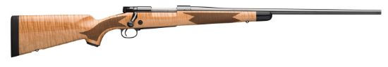 Picture of Winchester Repeating Arms 535218226 Model 70 Super Grade 270 Win Caliber With 5+1 Capacity, 24" Barrel, High Polished Blued Metal Finish & Gloss Aaa Maple Stock Right Hand (Full Size) 