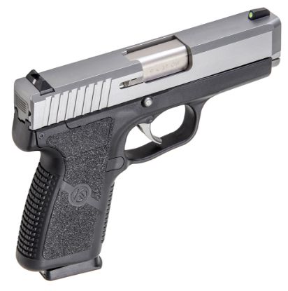 Picture of Kahr Arms Cw9093n Cw *Ca Compliant 9Mm Luger 7+1 3.50" Stainless Steel Barrel, Matte Stainless Serrated Stainless Steel Slide, Black Polymer Frame, Black Textured Polymer Grip 