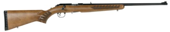 Picture of Ruger 8329 American Rimfire Full Size 22 Lr 10+1 22" Satin Blued Steel Barrel, Satin Blued Drilled & Tapped Steel Receiver W/Integral Scope Base, Fixed Wood Stock, Right Hand 