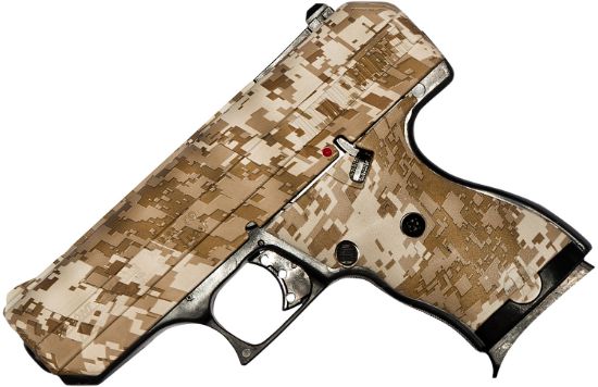 Picture of Hi-Point 916Dd C9 9Mm Luger 8+1, 3.50" Black Steel Barrel, Hydro-Dipped Digital Desert Camo Serrated Steel Slide, Hydro-Dipped Digital Desert Camo Polymer Frame & Grip 