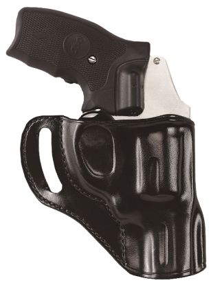 Picture of Galco Ht158b Hornet Owb Black Leather Belt Slide Fits S&W J Frame Fits 2" Barrel Right Hand 