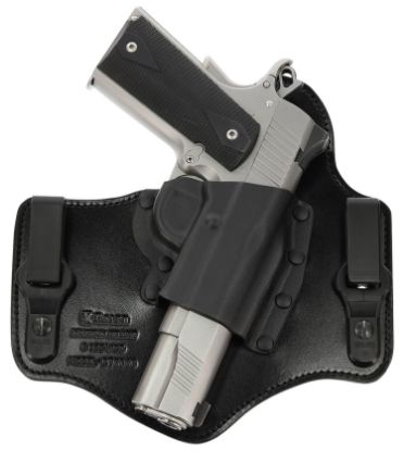 Picture of Galco Kt662b Kingtuk Deluxe Iwb Black Kydex/Leather Uniclip Fits Springfield Xds Fits Walther Ccp Right Hand 