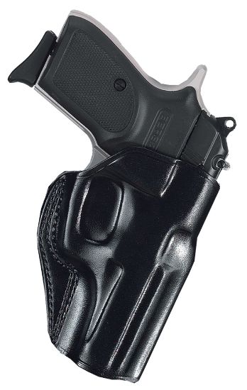 Picture of Galco Sg600b Stinger Owb Black Leather Compatible W/Sig P365/P365 Sas/Glock 42 Compatible W/ Belt Loop Mount Right Hand 