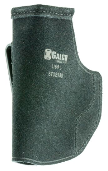 Picture of Galco Sto298b Stow-N-Go Iwb Black Leather Compatible W/ Glock 29/30 Belt Clip Mount Right Hand 