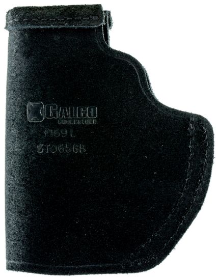 Picture of Galco Sto656b Stow-N-Go Iwb Black Leather Belt Clip Fits Ruger Lc Right Hand 