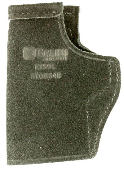 Picture of Galco Sto664b Stow-N-Go Iwb Black Leather Belt Clip Fits Sig P938 Right Hand 