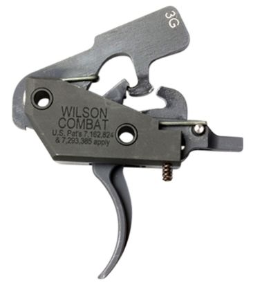 Picture of Wilson Combat Trttu3g Tactical Trigger Unit 3-Gun Drop-In Trigger With 3.50-4 Lbs Draw Weight & Black Finish For Ar-Platform 