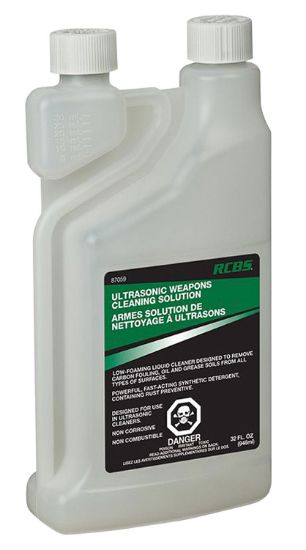 Picture of Rcbs 87059 Ultrasonic Weapons Cleaning Solution Cleans Lubricates Protects 32 Oz. Bottle 