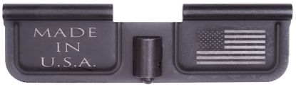 Picture of Spikes Sed7002 Ejection Port Door Usa/Flag Ar-15 Black Phosphate Steel 