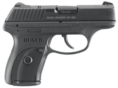 Picture of Ruger 3253 Lc380 *Ca Compliant 380 Acp 7+1 3.12" Black Steel Barrel, Black Oxide Serrated Steel Slide, Black Polymer Frame, Black Polymer Grip, Right Hand 