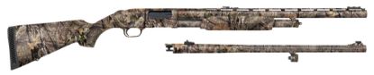 Picture of Mossberg 53270 500 Combo Turkey/Deer 12 Gauge 5+1 3" 24" Vent Rib/24" Slugster Barrels, Dual Extractors, Overall Mossy Oak Break-Up Country, Synthetic Stock, Includes Xx-Full Choke 