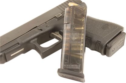 Picture of Ets Group Glk1910 Pistol Mags 10Rd 9Mm Luger Compatible W/ Glock 26/19 Gen1-5 Clear Polymer 