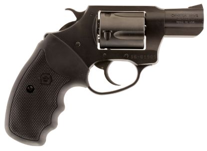 Picture of Charter Arms 63820 Undercover Small 38 Special, 5 Shot 2" Black Nitride Stainless Steel Barrel, Cylinder & Frame, Black Finger Grooved Rubber Grip, Exposed Hammer 