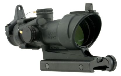 Picture of Trijicon 100091 Acog Black Hardcoat Anodized 4X32mm Illuminated Amber Crosshair 223 Reticle 