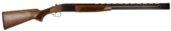 Picture of Cz-Usa 06093 Drake 20 Gauge 3" 2Rd 28" Barrel, Gloss Black Chrome Metal Finish, Turkish Walnut Fixed Pistol Grip Stock Includes 5 Chokes 