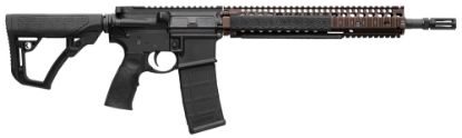 Picture of Daniel Defense 0208806027011 Ddm4 M4a1 5.56X45mm Nato 30+1 14.50" Threaded Barrel, Black Hard Coat Anodized Receiver, 6 Position Stock W/Softtouch Overmolding, Flat Dark Earth Handguard 