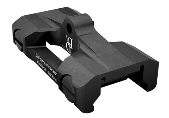 Picture of Daniel Defense 0314110324 Rock And Lock Picatinny Bipod Mount Adapter 1-Piece Black Anodized 6061-T6 Aluminum 