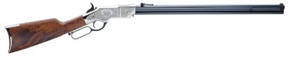 Picture of Henry H011sd Original Silver Deluxe 44-40 Win Caliber With 13+1 Capacity, 24.50" Blued Barrel, Nickel-Plated Engraved Metal Finish & American Walnut Stock, Right Hand (Full Size) 