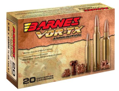 Picture of Barnes Bullets 31191 Vor-Tx Rifle 5.56X45mm Nato 70 Gr Tsx Boat Tail 20 Per Box/ 10 Case 