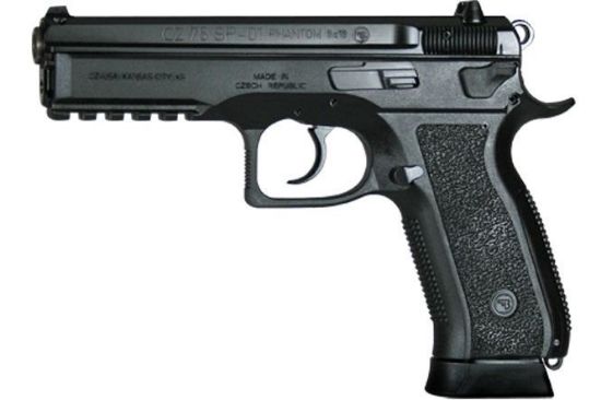 Picture of Cz 75 Sp-01 Phantom 9Mm Luger Pistol Polymer Frame Decocker 91258