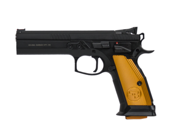 Picture of Cz 75 Tactical Sport Orange 9Mm 20 Round Pistol