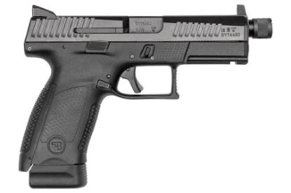 Picture of Cz P-10 Compact 9 Mm Suppressor Ready Semi Auto Pistol Black With 15 Round Magazine - 91523