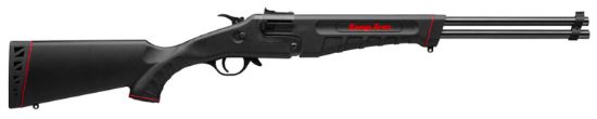 Picture of Savage Arms 22434 42 Takedown Compact 22 Lr/410 Gauge 1Rd 20" Satin Black Over/Under Barrel, Satin Black Carbon Steel Receiver, Matte Black Synthetic Fixed Stock, Ambidextrous 