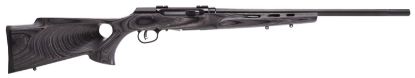 Picture of Savage Arms 47005 A17 Target Semi-Auto 17 Hmr Caliber With 10+1 Capacity, 22" Barrel, Black Metal Finish & Fixed Thumbhole Gray Laminate Stock Right Hand (Full Size) 