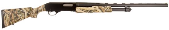 Picture of Stevens 22563 320 Field Compact 12 Gauge 3" 5+1 26" Matte Black Vent Rib Barrel, Matte Black Carbon Steel Receiver, Mossy Oak Shadow Grass Blades, Ambidextrous Includes Modified Choke Tube 