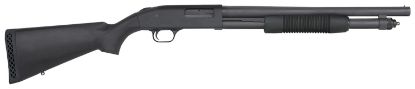 Picture of Mossberg 50778 590 Tactical 12 Gauge 6+1 3" 18.50" Cylinder Bore Barrel, Matte Blued Metal Finish, Dual Extractors, Drilled & Tapped Receiver, Synthetic Stock 