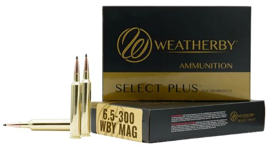 Picture of Weatherby B653127lrx Select Plus 6.5-300 Wthby Mag 127 Gr Barnes Lrx Lead Free 20 Per Box/ 10 Case 