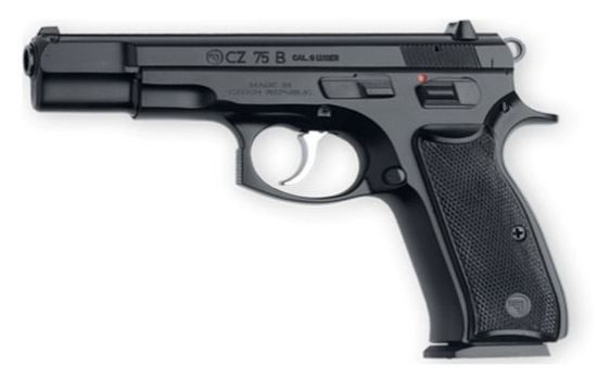 Picture of Cz 75B Black 9 Mm Pistol - 91102