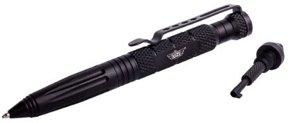 Picture of Uzi Accessories Uzitacpen6bk Tactical Pen Black Aluminum 6" Features Glass Breaker/Cuff Key 