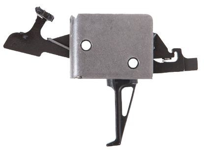 Picture of Cmc Triggers 91504 Drop-In Two-Stage Flat Trigger With 1-3 Lbs Draw Weight & Black/Silver Finish For Ar-15/Ar-10 