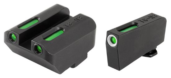 Picture of Truglo Tg13gl4a Tfx Black | Green Tritium & Fiber Optic White Outline Front Sight Green Tritium & Fiber Optic Rear Sight 