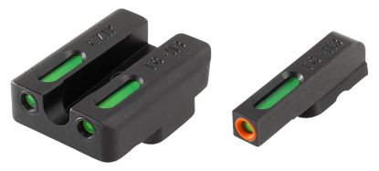 Picture of Truglo Tg13cz1pc Tfx Pro Black | Green Tritium & Fiber Optic Orange Outline Front Sight Green Tritium & Fiber Optic Rear Sight 